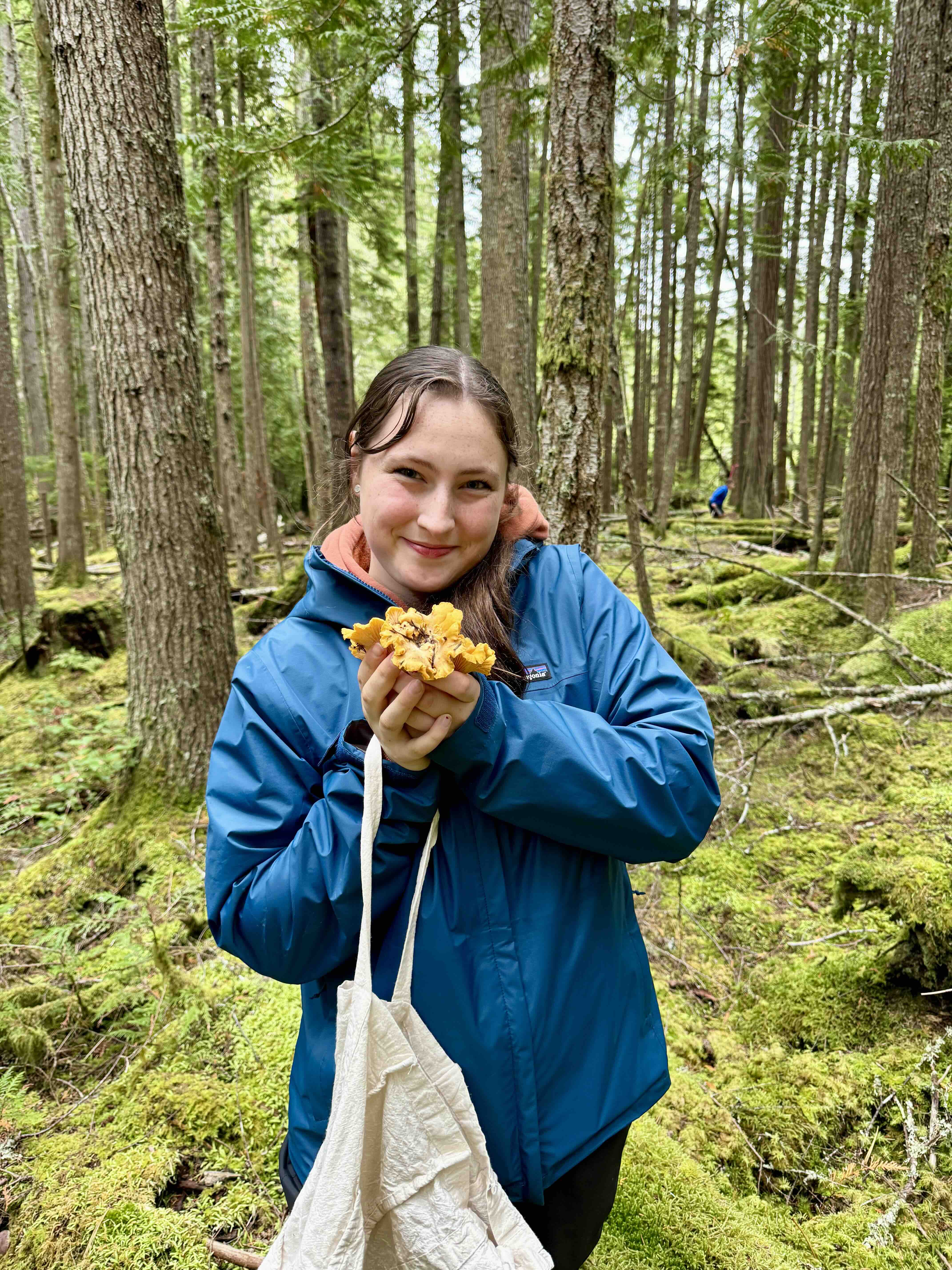 Poppy Mackenzie Arnet mushrooming
